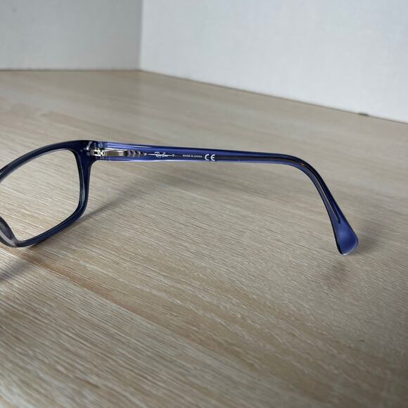Ray-Ban RB5256 5190 Eyeglasses Translucent Blue Frames Only 52-16-135 - Picture 6 of 9